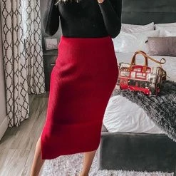 Levency New In Knit Slit Bodycon Skirts 39 Levency New In Knit Slit Bodycon Skirts