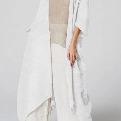 Levency New In Flowly Belted Trench Kimono