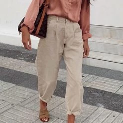 Levency High Waist Denim Bloomers