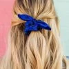 Levency New In Bow Velvet Scrunchie