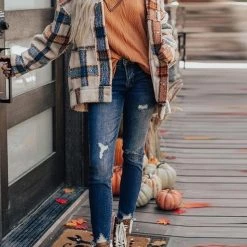 Levency New In Plaid Pockets Button Jackets 20 Levency New In Plaid Pockets Button Jackets