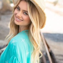 Levency New In Straw Frayed Hat