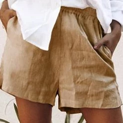 Levency Solid Pockets Shorts