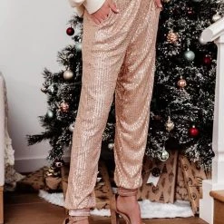 Levency New In Show Your Sparkle Sequin Joggers