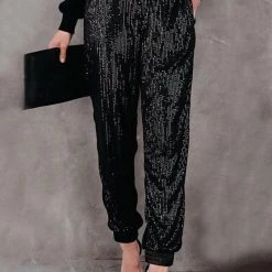 Levency New In Show Your Sparkle Sequin Joggers