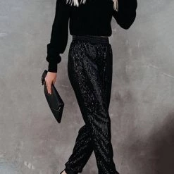 Levency New In Show Your Sparkle Sequin Joggers