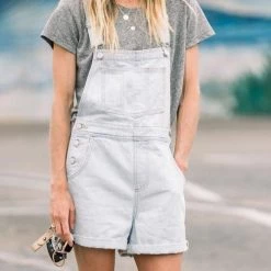 Levency New In Simple Denim Romper