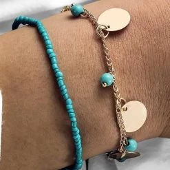 Levency Calaite Tassels Bracelet New In