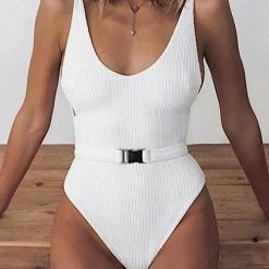 Levency New In Belted One-piece Swimwear