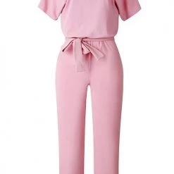Levency New In Short Sleeve Knot Jumpsuit 40 Levency New In Short Sleeve Knot Jumpsuit