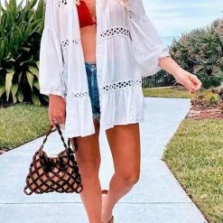 Levency New In Hollow Flares Sleeve Shirt