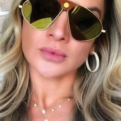 Levency Punk Pilot Polarized Sunglasses