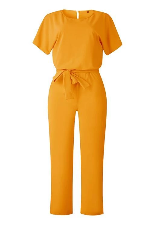 Levency New In Short Sleeve Knot Jumpsuit 20 Levency New In Short Sleeve Knot Jumpsuit