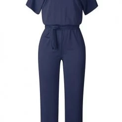Levency New In Short Sleeve Knot Jumpsuit 42 Levency New In Short Sleeve Knot Jumpsuit
