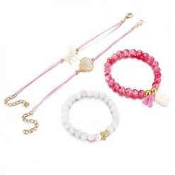 Levency Unicorn Tortoise Beads Layer Bracelet