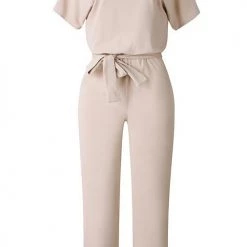 Levency New In Short Sleeve Knot Jumpsuit 43 Levency New In Short Sleeve Knot Jumpsuit