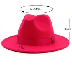 Levency Woolen Fedora Hat New In