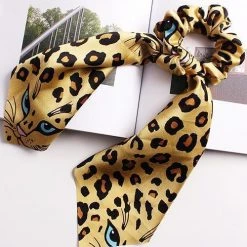 Levency Leopard Head Print Scrunchie New In 10 Levency Leopard Head Print Scrunchie New In