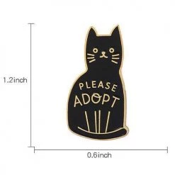Levency Please Adopt Pin