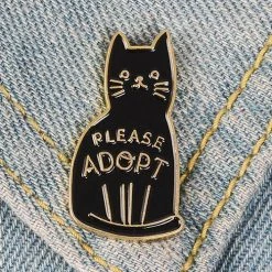 Levency Please Adopt Pin