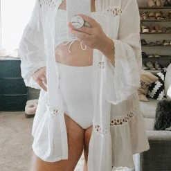 Levency New In Hollow Flares Sleeve Shirt