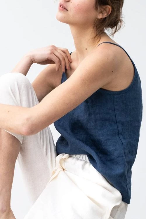 Levency New In Solid Linen Tank Top 9 Levency New In Solid Linen Tank Top