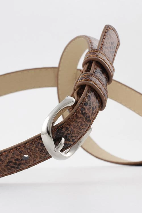 Levency Skinny Snakeskin Belt New In 6 Levency Skinny Snakeskin Belt New In