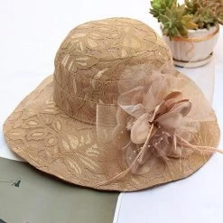 Levency New In Lace Flower Hat