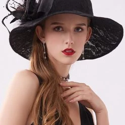 Levency New In Lace Flower Hat