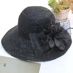 Levency New In Lace Flower Hat