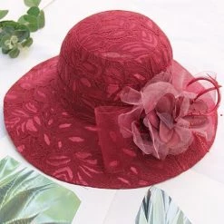 Levency New In Lace Flower Hat