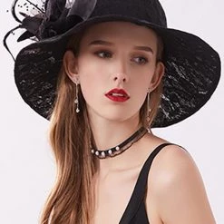 Levency New In Lace Flower Hat