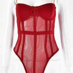 Levency New In Chains Backless Bodysuit