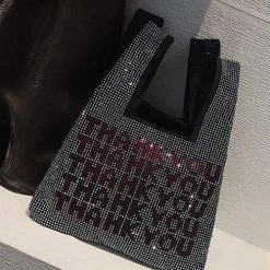 Levency Sparkly THANK YOU Hand Bag New In