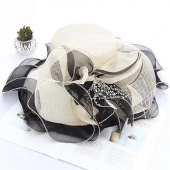 Levency Organza Floral Hat New In