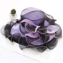 Levency Organza Floral Hat New In