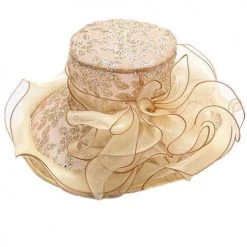 Levency New In Sparkling Flower Hat