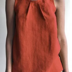 Levency Tucks O Neck Sleeve Blouse