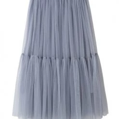 Levency New In Patchwork Gauze Bubble Skirt