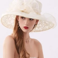 Levency New In Sparkling Flower Hat