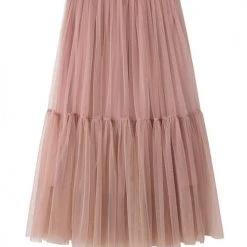 Levency New In Patchwork Gauze Bubble Skirt