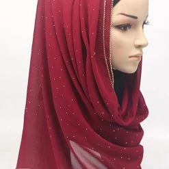 Levency Rhinestone Shawl Scarf 52 Levency Rhinestone Shawl Scarf