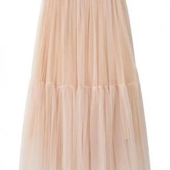 Levency New In Patchwork Gauze Bubble Skirt