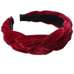 Levency Velvet Braid Headband New In