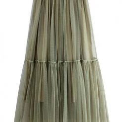 Levency New In Patchwork Gauze Bubble Skirt