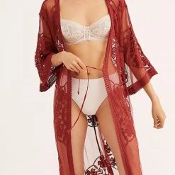 Levency New In Lace See Though Cover Up