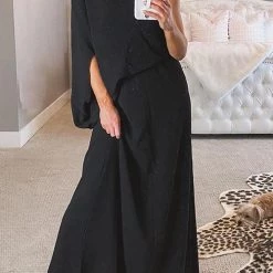 Levency One Shoulder Slit Maxi Dress New In 10 Levency One Shoulder Slit Maxi Dress New In