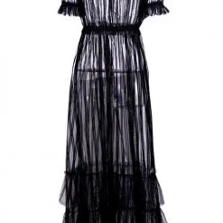 Levency New In Off Shoulder See Though Maxi Dress