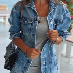 Levency Ripped Denim Jackets 31 Levency Ripped Denim Jackets