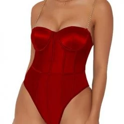 Levency New In Chains Backless Bodysuit